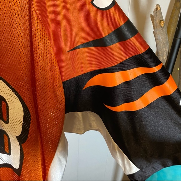 Vintage Ray Maualuga Cincinnati Bengals NFL Reebok Equipment Jersey Orange 58 - Picture 4 of 13